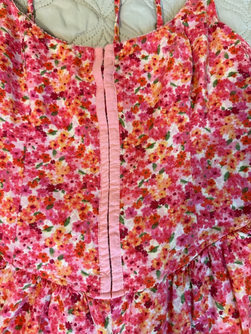 Wild Fable Pink Floral Romper Women Large Corset Style Mini Dress Look - Picture 2 of 6